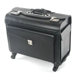 Flight attendant Luggage Captain cabin trolley suitcase flight luggage 16/19 inch men women pu business carry on travel suitcase