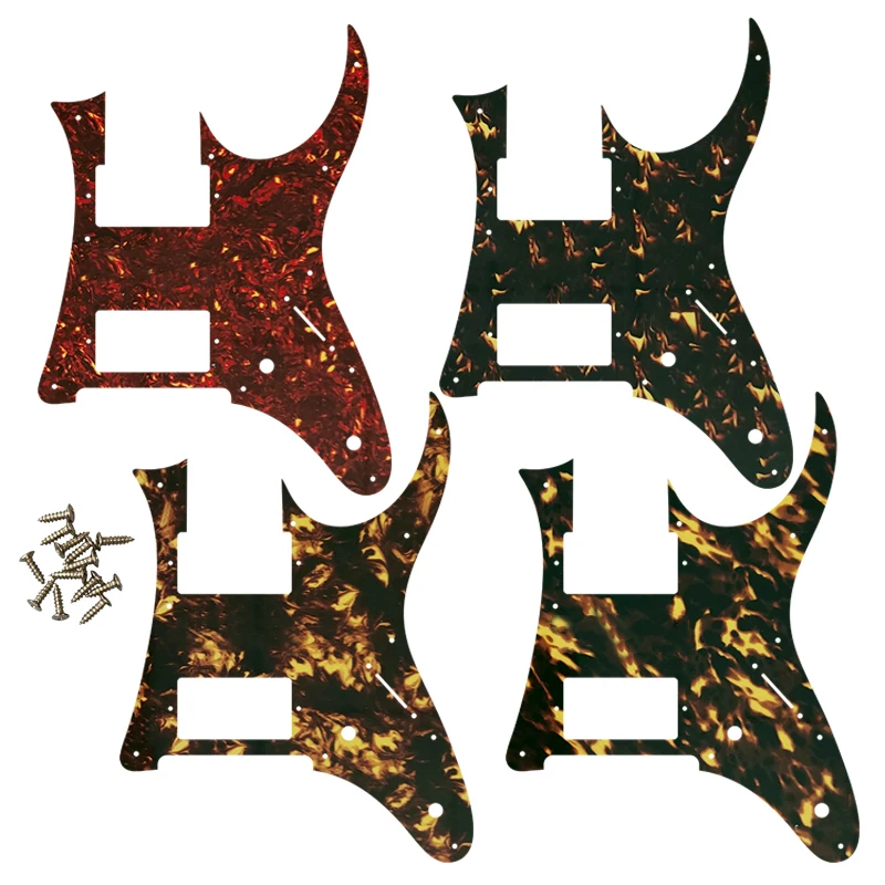 Xin Yue Custom Guitar Parts - For MIJ Ibanez RG 350 EX Guitar Pickguard HH Humbucker Pickup Scratch Plate Flame Pattern