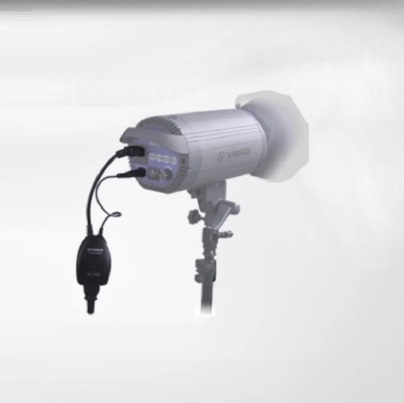 Visico VC-816RX 16 قناة استقبال مزامنة الراديو اللاسلكية مع محول 6.3 إلى 3.5 لبوينز، Elinchrom، Profoto، Visico Flash