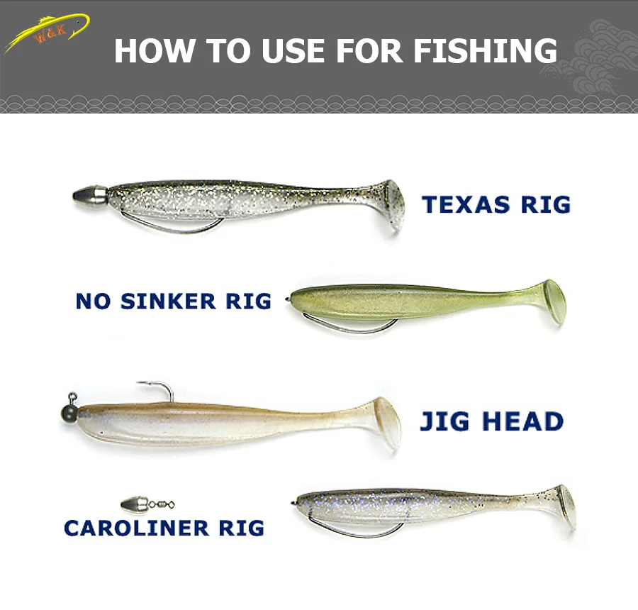 W & K Señuelo Suave 9 cm – Silicona para Walleye y Zander - imagen 4