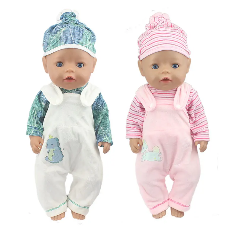 New lovely  43cm  born Baby Doll hooded coat for bebe doll clothes 18 Inch American OG girl Doll jacket girl toys clothes