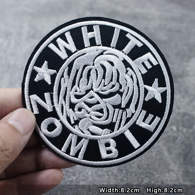 Bands Iron On Patches Apparel Sewing Fabric Handmade Appliques For Clothing Punk Rock Stickers Badges Parche