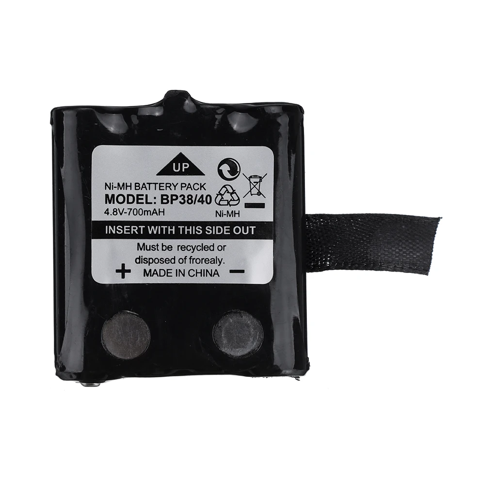 4.8V 700MAH NI-MH Rechargeable Battery Pack For Uniden BP-38 BP-40 BT-1013 BT-537 FRS-008 BT-1013 GMR FRS 2-Way Radio Batteries