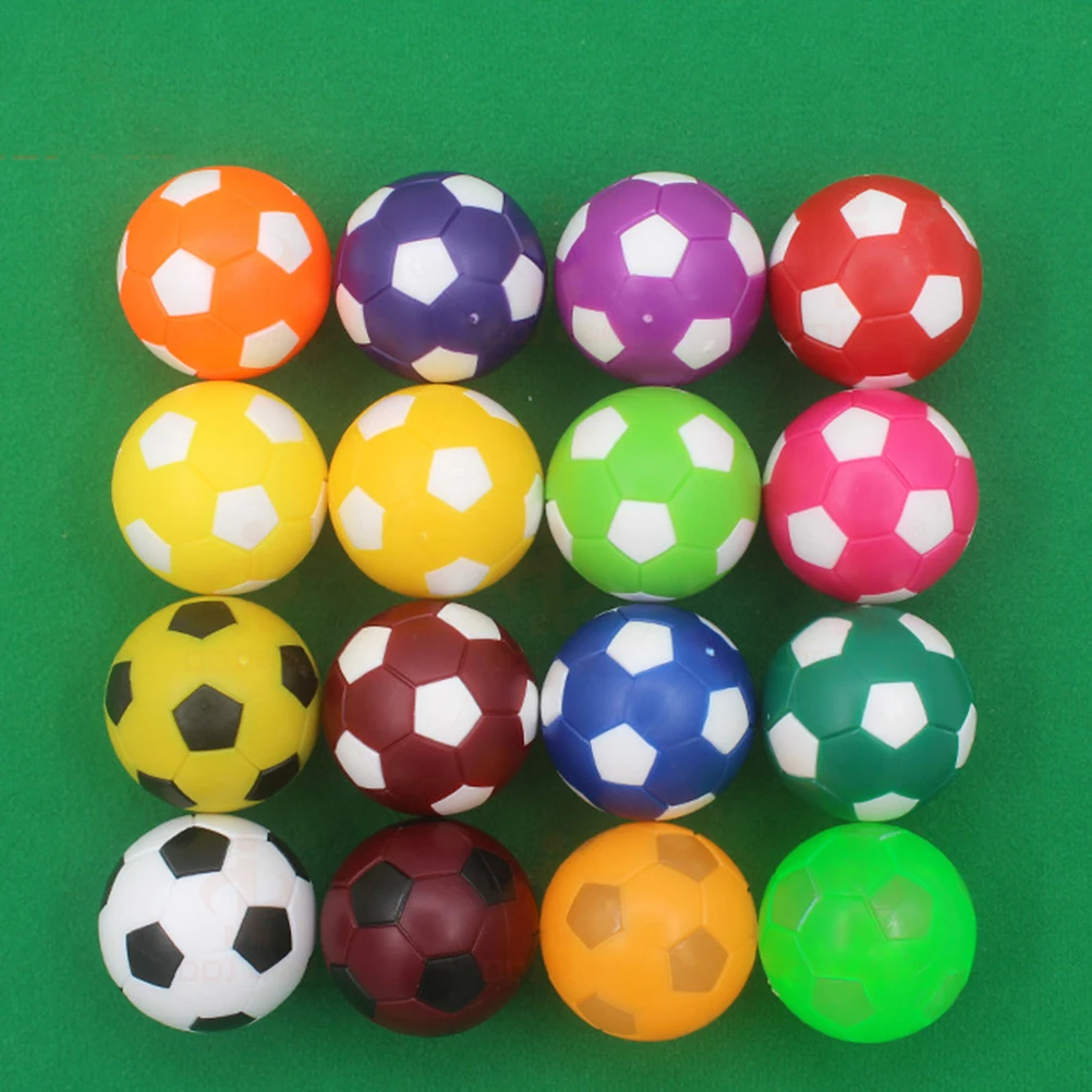 12pcs Mini Colorful Table Soccer Footballs Replacement Balls Tabletop Game 36mm Mini Soccer