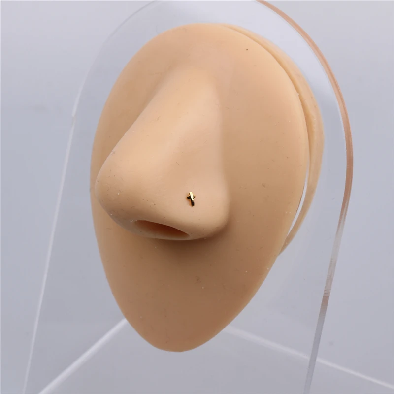 

20PCS Nose Rings Hoop Nose Rings Set for Women Men Jewelry Golden Dainty Cross Icon Nose Ring Nose Piercing Nose Stud Rings
