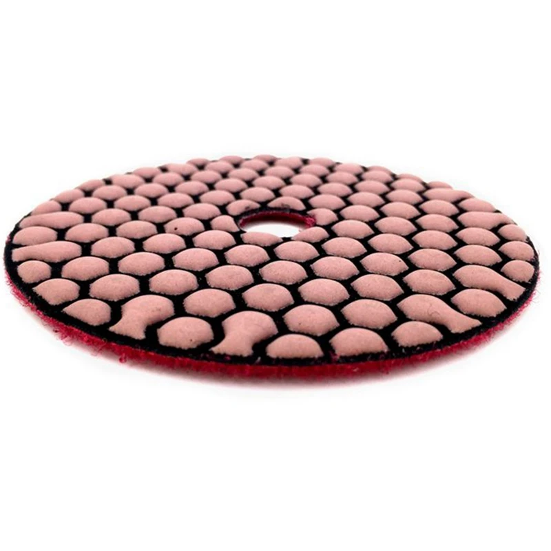 6 Pcs 100 Mm Dry Polishing Pad 4 Inch Sharp Type Diamond Polishing Pads For Granite Marble Sanding Disc For Stone