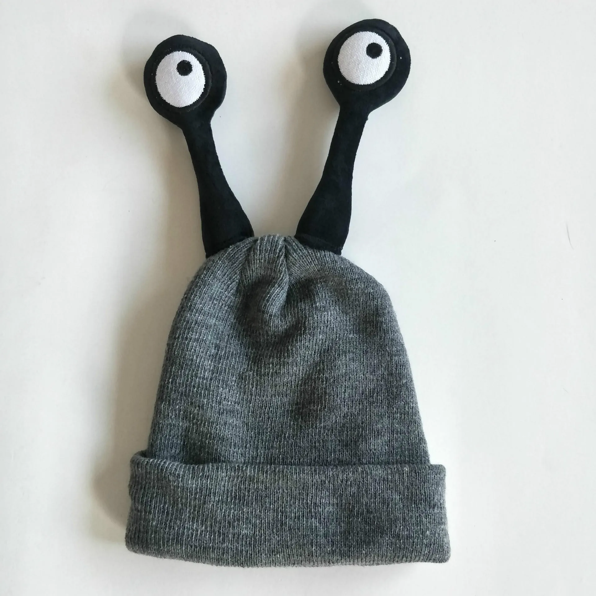 2020 Children\'s Knitted Hat No Brim Urinal Hat Cute Men and Women Baby Cartoon Warm Hedging Hat Snail Cartoon Baby Hat Wool Cap