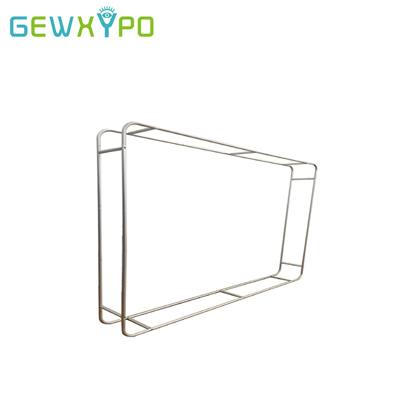 Expo Booth 450X240X40cm Size High Quality Tension Fabric 3D Backdrop Structure Display Stand With Your Own Design Printing