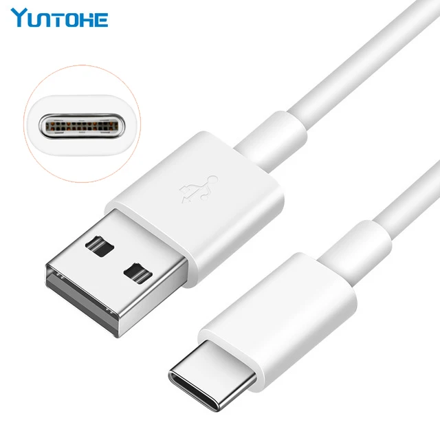 200pcs Wholesale 1m 2m 3m Fast Charging USB Type C Cable for One Plus USB C USB Charger Cable for Samsung Galaxy S9 S8 Plus Letv