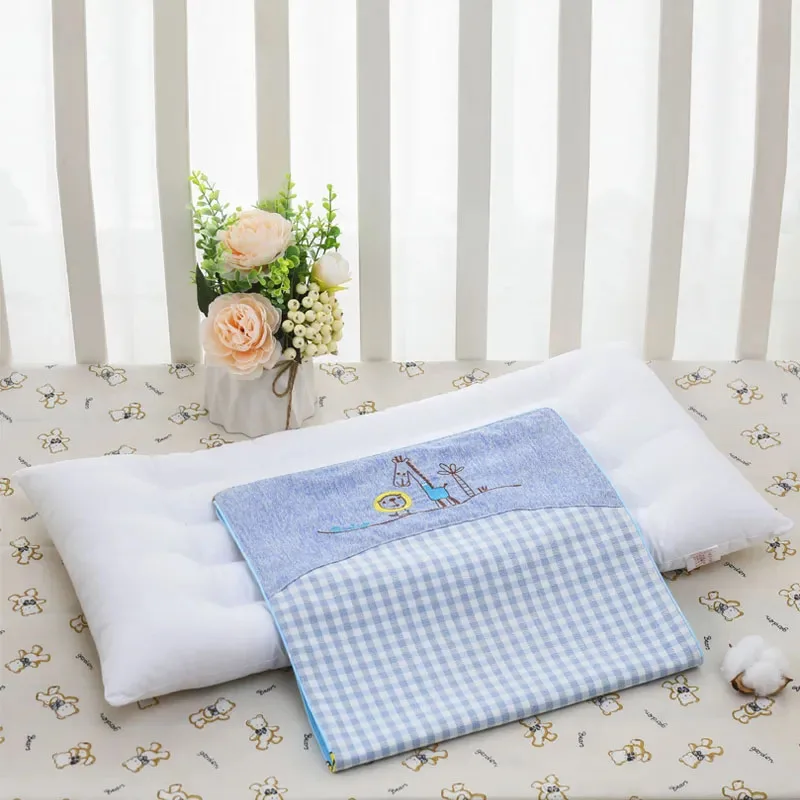 0-1 Year Old Baby Ramie Cool Pillow 1-5 Year Old Kindergarten Bedding Summer Cool Pillow Primary School Pearl Cotton Pillow