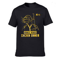 New Crew Neck T Shirt Pubg Playerunknown's Battlegrounds T-Shirt 100% Cotton High Quality Clothing Tees Teenage Short Sleeve