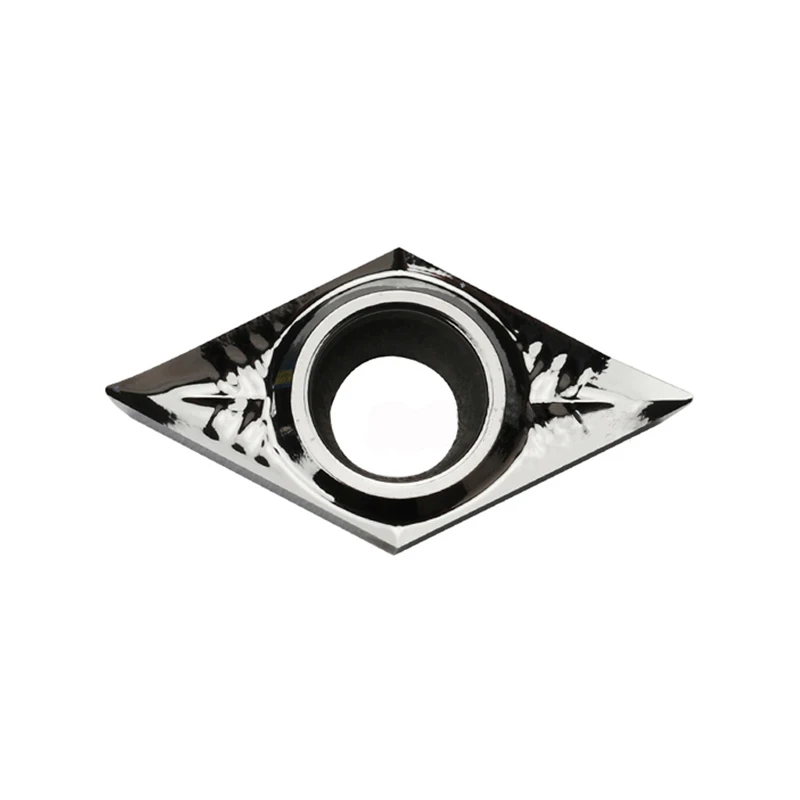 10 قطعة DCGT070204 DCGT070208 AK H01 الألومنيوم كربيد إدراج تحول أداة CNC مخرطة تحول انعطاف الداخلي ل الألومنيوم