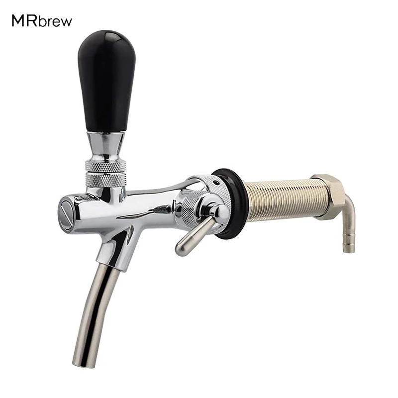 

Draft Beer Faucet 50/100mm Shank, Adjustable Beer Tap For Kegerator Tower Wall Wine Dispenser Bar Tools