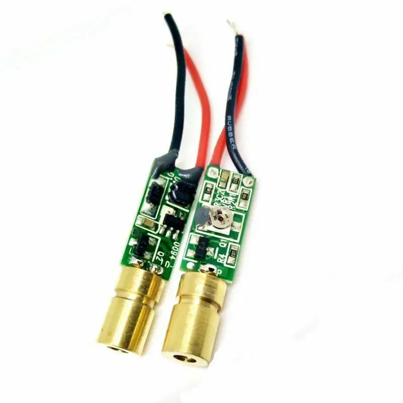 2pcs 520nm 5mw Mini Green Laser Diode Dot Matrix Module Laser Module for Position