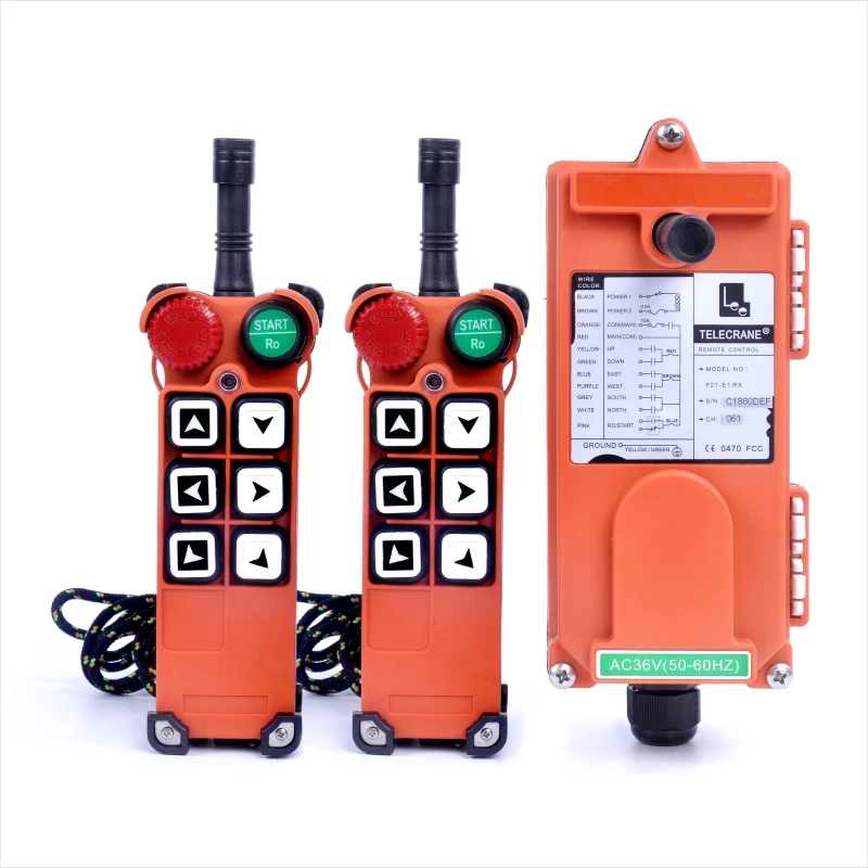 Universal F21-E1 380V 220V 36V Remote Control Wireless remote control for Hoist Crane 2 transmitters 1receiver