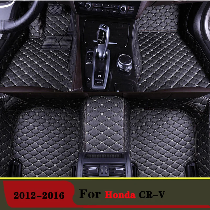 

Car floor mats For Honda CR-V CRV 2016 2015 2014 2013 2012 Auto Accessories Carpets Custom Styling Parts Protector Covers