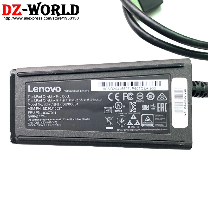 Imagem -02 - Pro Doca de Onelink para Thinkpad Ioga do Carbono Du9033s1 E455 E450 E550 E555 E431 E540 E540 E440 S431 S531 x1 12 14 15