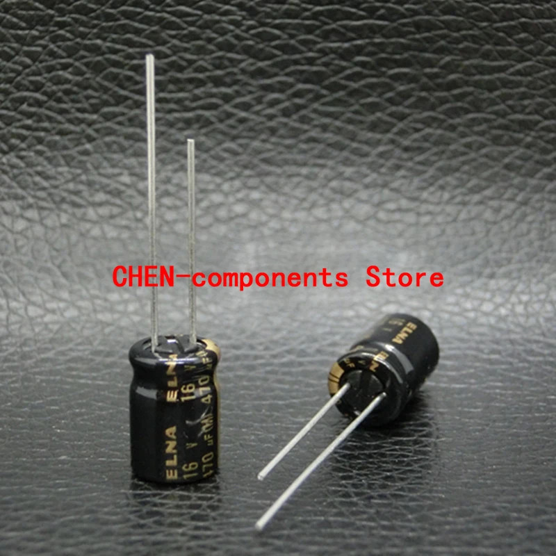 10PCS Original ELNA RA3 16V470UF P3.5MM 8X11.5MM Audio fever electrolytic capacitor 470uF/16v 85 degrees 470UF 16V