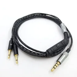3.5mm 2.5mm Audio Cable Gamer Headset Cable Replacent for Sennheiser HD447 HD437 HD202 HD212 Headphones Audio Controller Cable