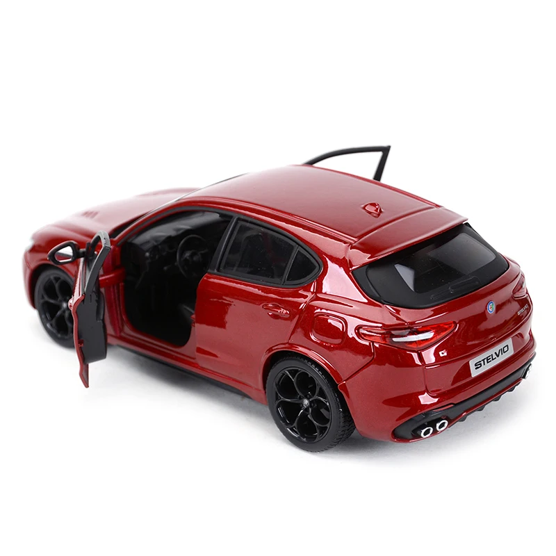 Bburago 1:24 Alfa Romeo Stelvio SUV Car Static Die Cast Vehicles Collectible Model Car Toys