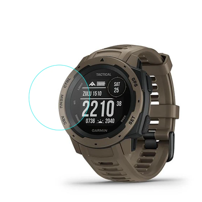 Película de vidrio templado Ultra transparente para Garmin Instinct, accesorios de reloj inteligente táctico/Dual, Protector de pantalla antiarañazos, 5 piezas