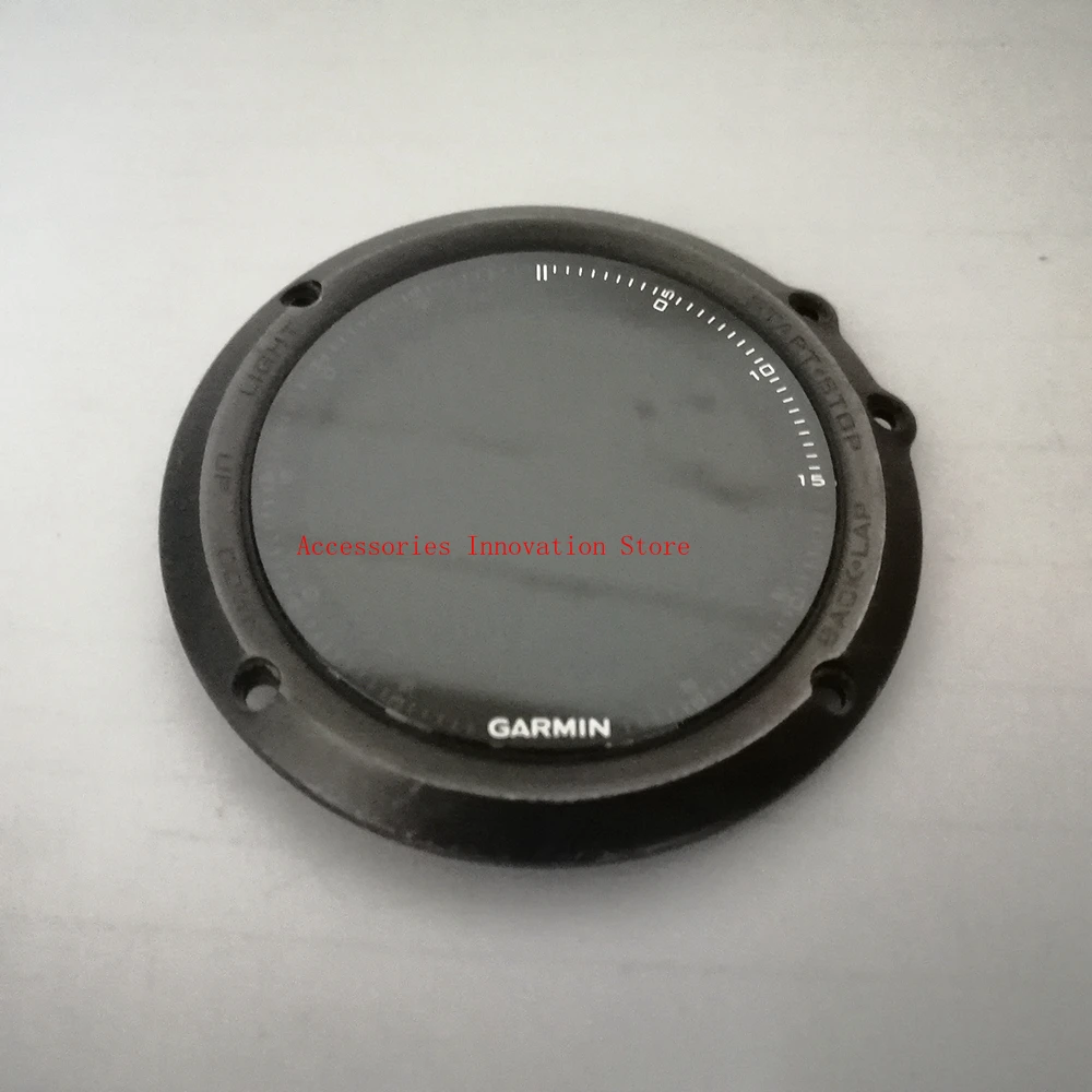 Écran LCD de remplacement noir à légères rayures pour Garmin Fenix 3 HR, cadre de montre