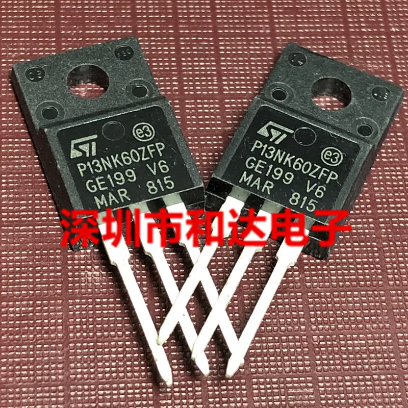 10Pcs P13NK60ZFP STP13NK60ZFP TO-220F 600V 13A