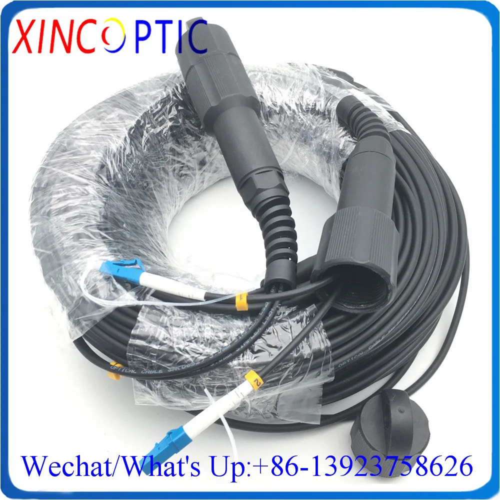 

MM 3.0mm 120Mtrs 2Core 120M Outdoor Waterproof OM3-150/300 Armored CPRI LSZH 2C PDLC ST FC SC DVI LC-LC Fiber Optic Patch Cable