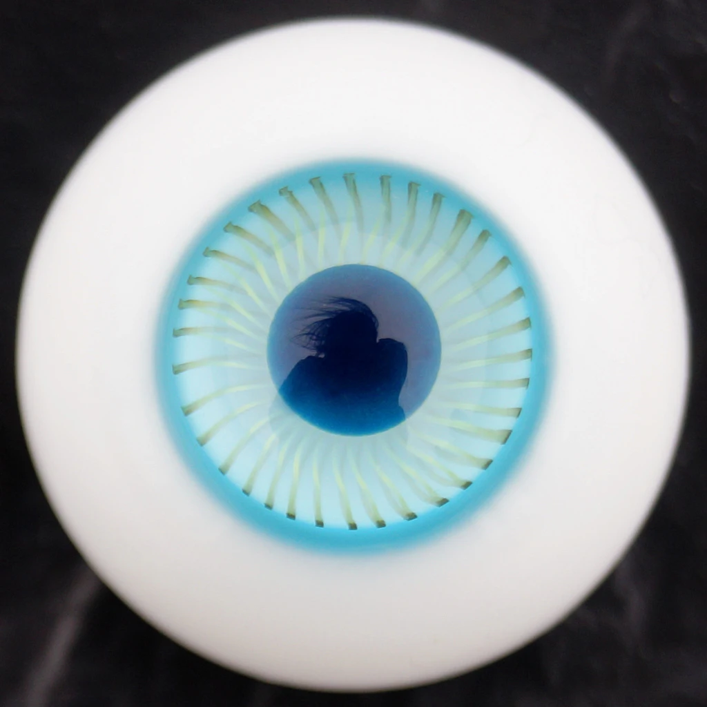 BJD Glass 18mm Round Blue Eyes Eyeball Reborn Baby Doll Makeup Jewelry Use Taxidermy Steampunk Craft s