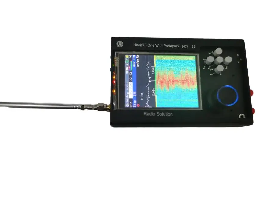 Latest PORTAPACK H2 + HACKRF ONE SDR Radio + Havoc Firmware + 0.5ppm TCXO GPS +3.2 inch Touch LCD + 1500mAh Battery + Metal Case