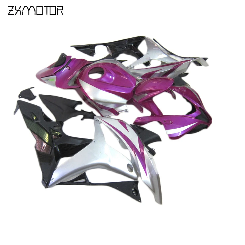 

Hot Sale Injection Motorcycle Fairing kits for Honda CBR600RR F5 2007 2008 purple silver fairings set cbr 600 rr f5 07 08 SX49