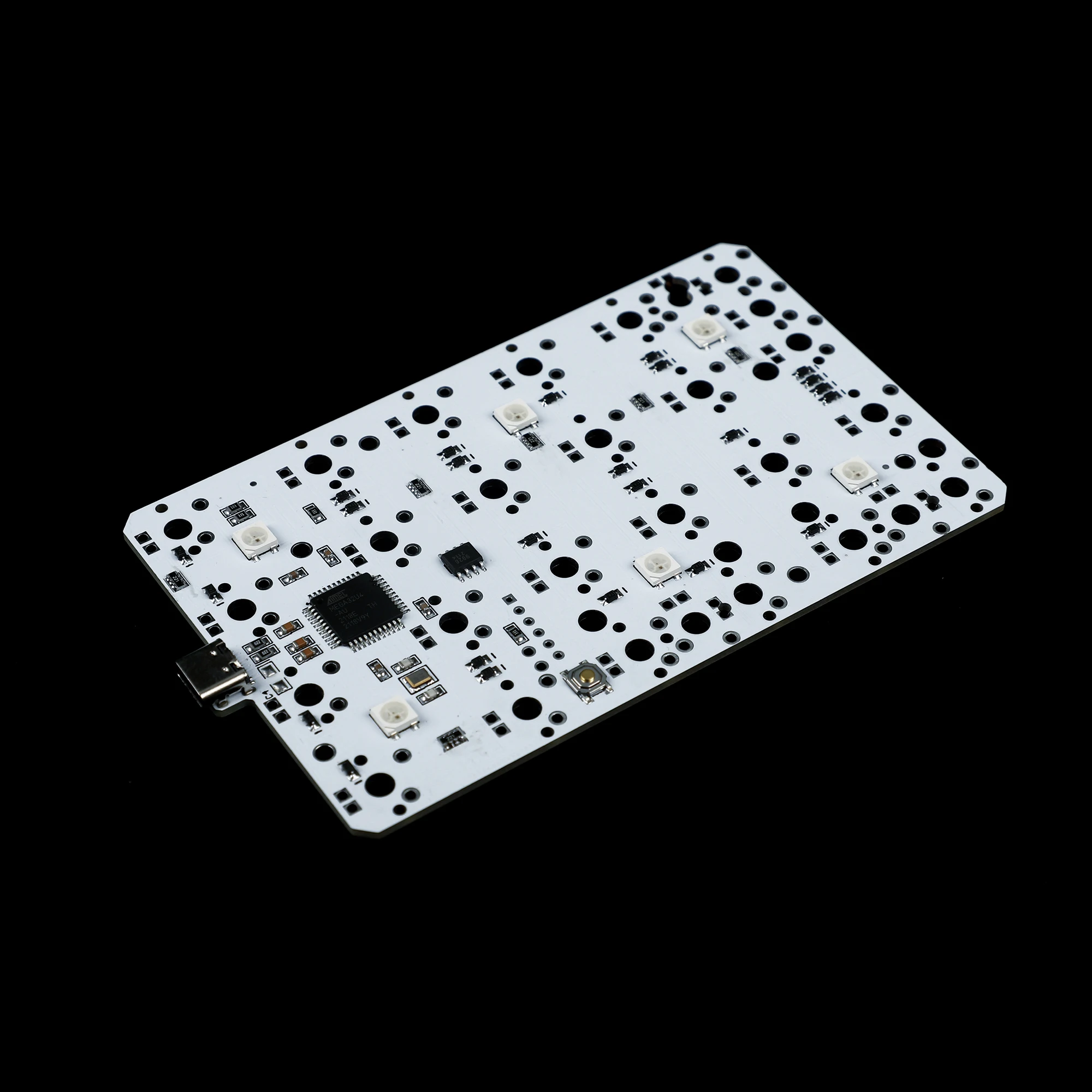 Teclado mecánico PCB programable para LOL Photoshop, teclado numérico sin Hotswap, RGB, 21, 23, 24, a través de NumPad QMK, 20%