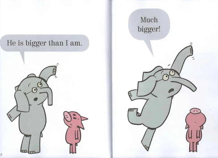 Imagem -05 - Random Elephant And Piggies Book História Interessante Imagem Infantil English Learning Toys Kawaii an 10 Livros