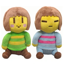 Undertale brinquedos de pelúcia 22cm kawaii undertale chara & frisk pelúcia macio brinquedos de pelúcia boneca para crianças presentes de natal