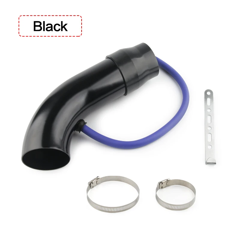 Universele Alumimum 3 ''75mm Auto Koude Luchtinlaatsysteem Turbo Inductie Buis zilver Zwart Rood Kleur