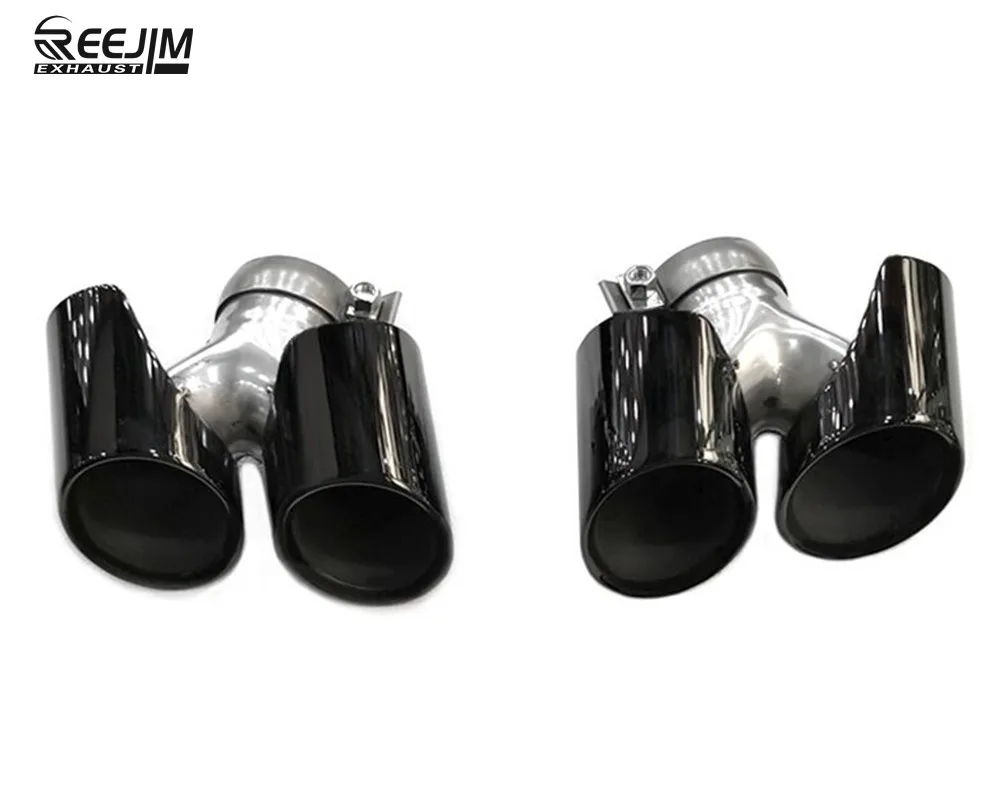 

A Pair Modified Parts Stainless Steel Muffler Tips Exhaust tips Fit on Porsche Carrera 911 2017+