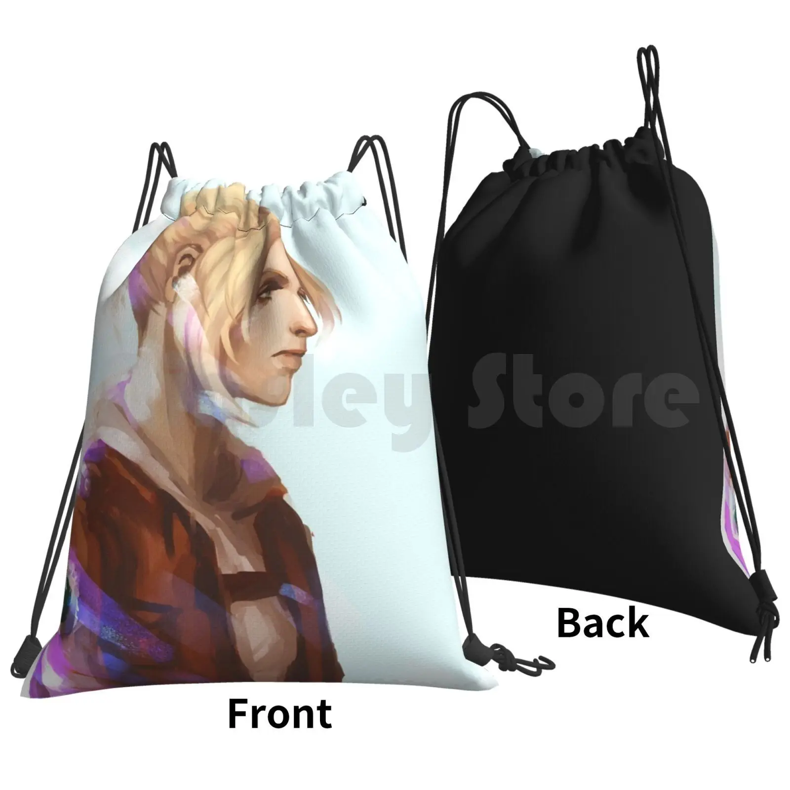 Annie Leonhardt Backpack Drawstring Bag Riding Climbing Gym Bag Annie Leonhardt Annie Snk Snk Aot Anime