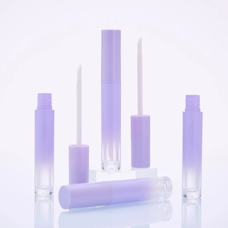 

5ml Empty Plastic Lip gloss Bottle Gradient Purple Lip Gloss Tube Makeup Cosmetics Refillable bottle Packaging Containers