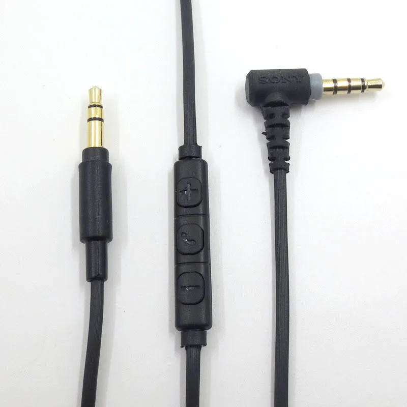 Penggantian Audio AUX 3.5Mm Male To Male Kabel untuk Sony MDR-10R MDR-1A XB950 Z1000 Headphone Kabel Headset Kawat Remote mic