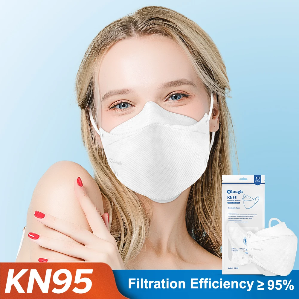 KN95 Mask 4 Layers Safety KN95 Dust Masks FFP2 Filter Respirator FFP2Mask Face Protective Mask Dustproof FFP2 FFP3