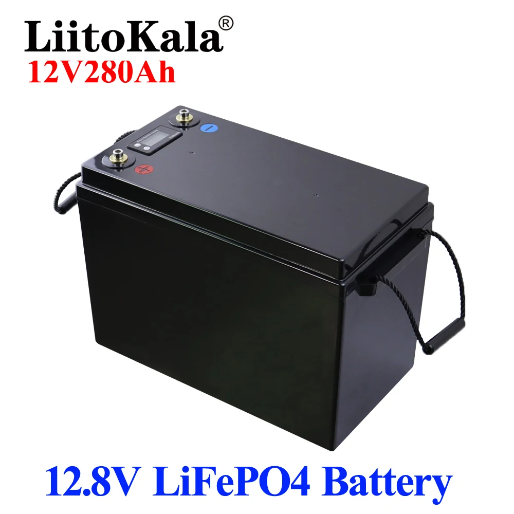 LiitoKala 12V 200Ah 280Ah 300Ah LiFePO4 battery pack with 150A BMS 12.8v  battery for E-scooter RV Solar Energy storage system