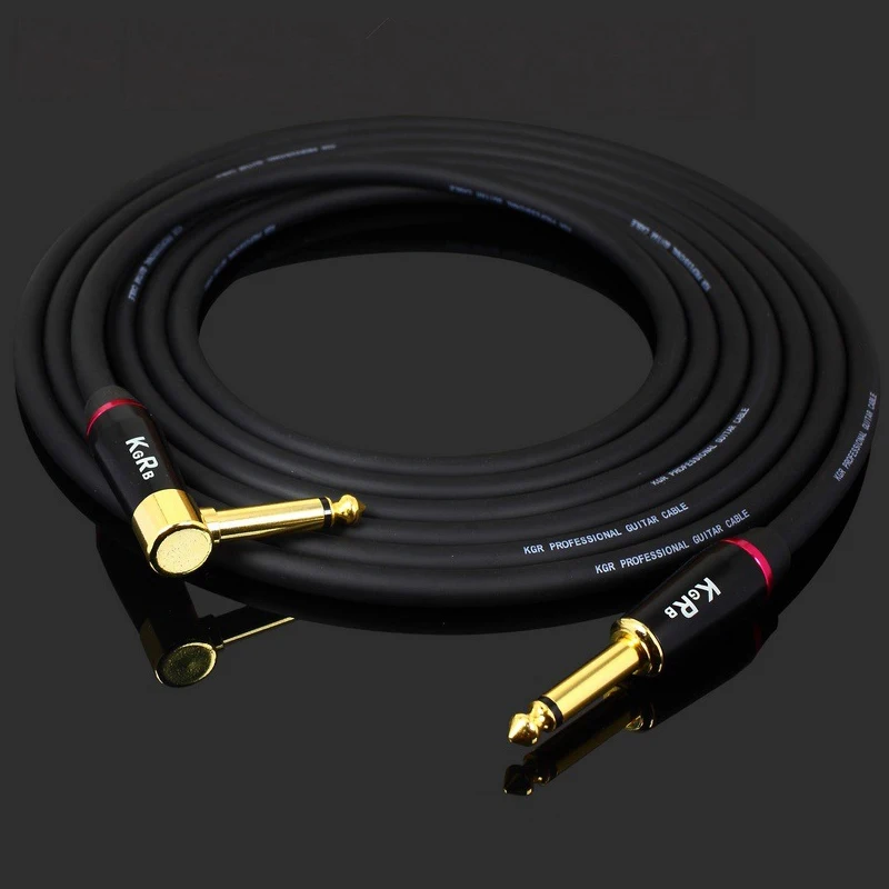 Guitar cable guitar line electric guitar instrument electric box shelf drum fever fidelity noise reduction black