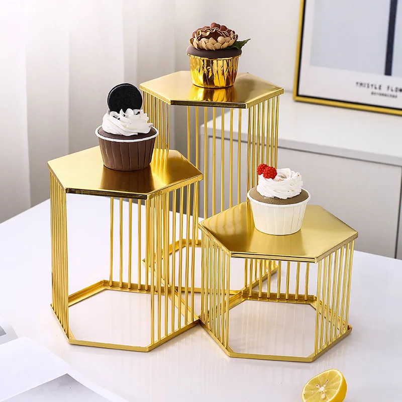 1pcs gold color cupcake stand  Small vase stand jewelry display stand cake stand