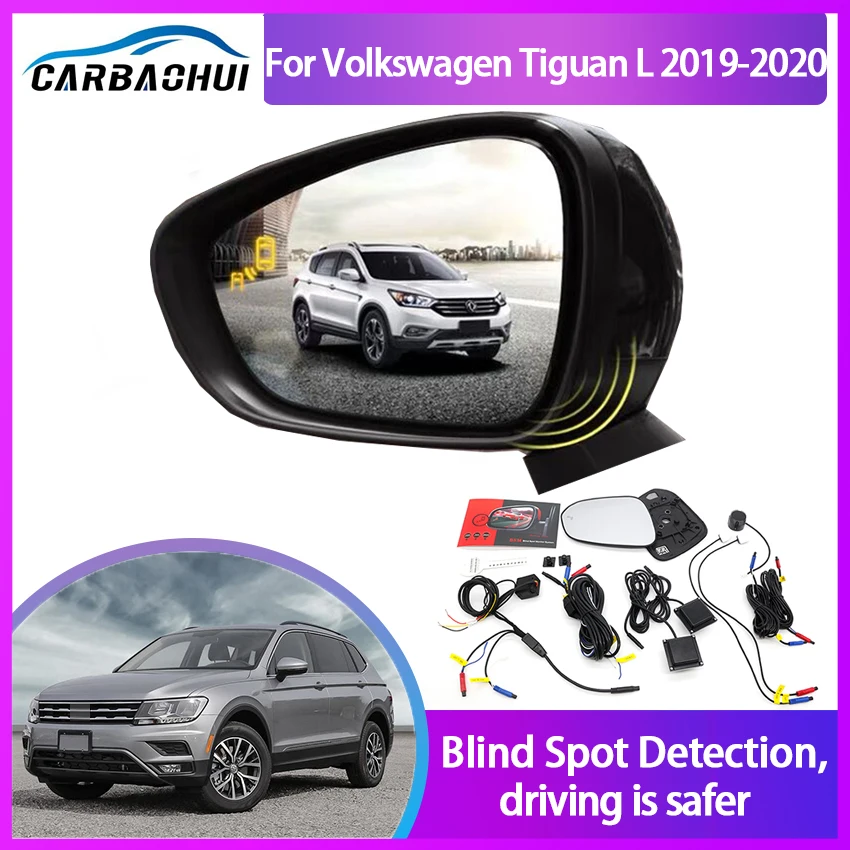 Car Blind Spot Monitoring for Volkswagen Tiguan L 2019-2020 BSD BSM Radar Detection System Microwave Sensor Assistant Driving