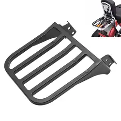 Motorcycle Black Backrest Sissy Bar Luggage Rack For Harley Sportster XL 883 1200 Heritage Softail FLST Dyna
