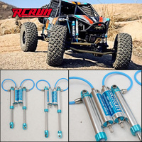 RCRUN metal Negative pressure shock absorber double shock for Ax RR10 90048 90053 crawler rc car 106mm/125mm