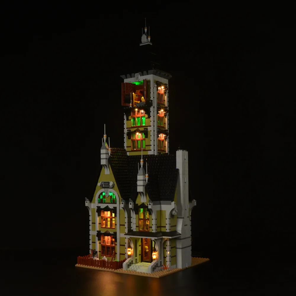 Led Light Kit สำหรับ10273 Haunted House DIY ชุดของเล่น (ไม่รวมบล็อก)