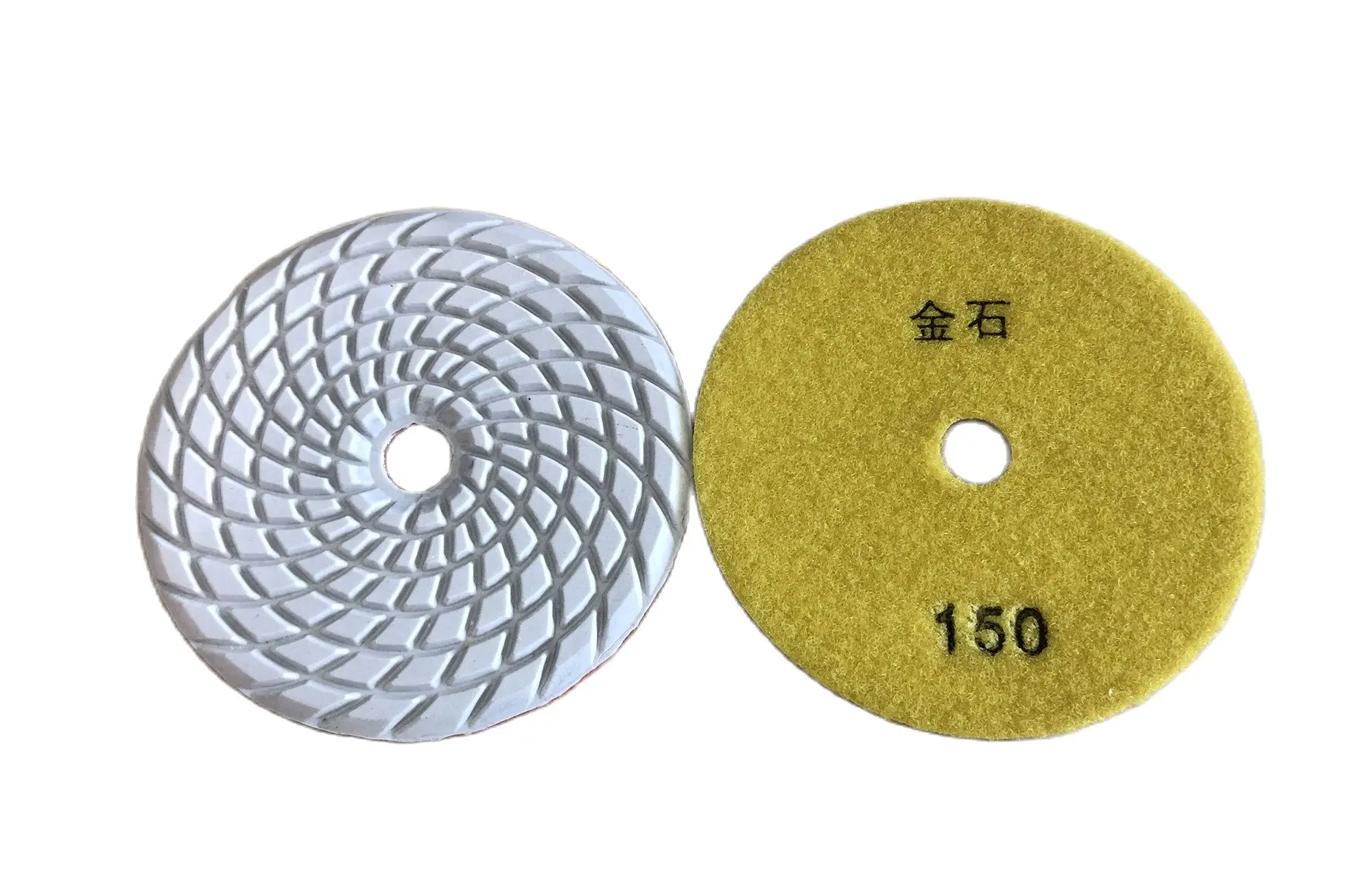 5 Inch 125mm Abrasive Diamond Wet Polishing Pad Spiral Pattern Disc For Cleaning And Grinding Granite Stone Concrete Marble