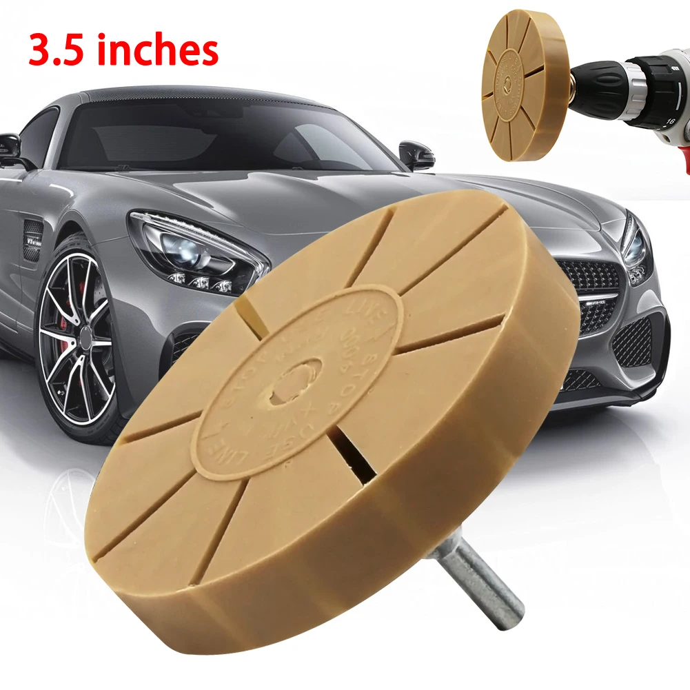 New Decal Removal Eraser Wheel Heavy Duty Rubber Eraser Wheel Pinstripe, Adhesive Remover, Vinyl Decal, Graphics Removal Tools
