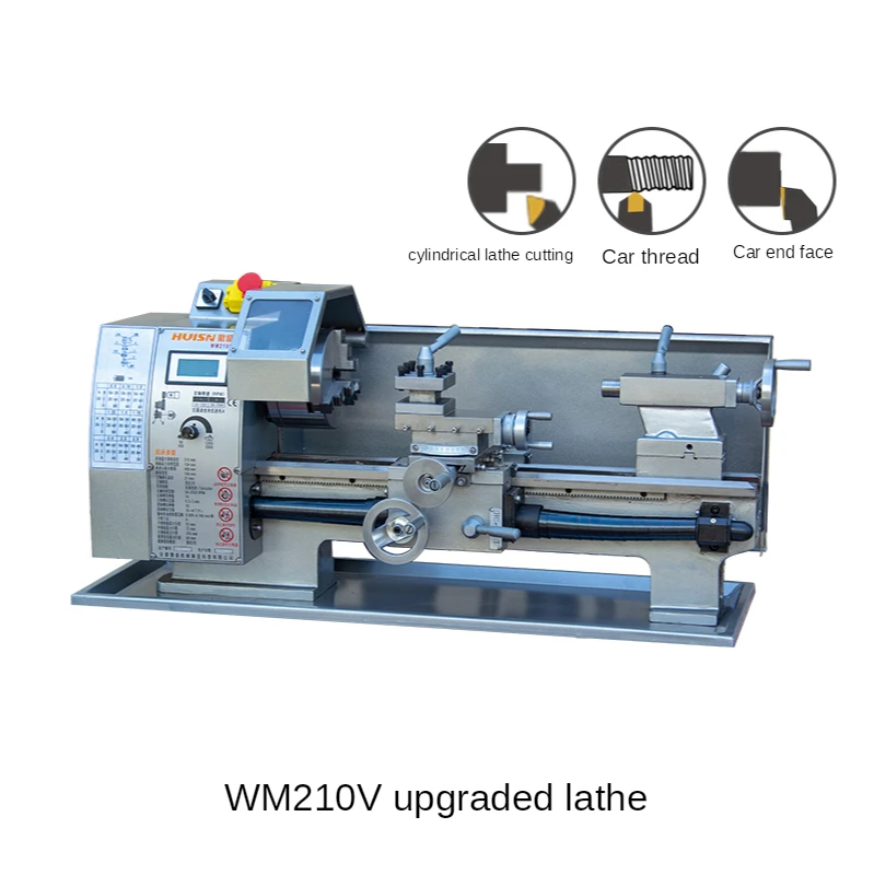 WM210V small mechanical metal processing lathe multi-function household woodworking diy micro-bed hardware